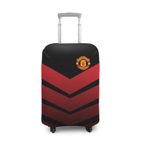 Чехол для чемодана 3D с принтом Manchester United 2018 Arrow в Новосибирске, 86% полиэфир, 14% спандекс | двустороннее нанесение принта, прорези для ручек и колес | fc | manchester united | манчестер юнайтед | спорт | спортивные | футбол | футбольный клуб