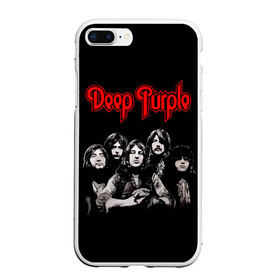 Чехол для iPhone 7Plus/8 Plus матовый с принтом Deep Purple в Новосибирске, Силикон | Область печати: задняя сторона чехла, без боковых панелей | Тематика изображения на принте: album | british | deep purple | england | heavy metal | rock group | альбом | англия | британская | рок группа | хеви металл