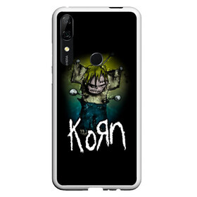 Чехол для Honor P Smart Z с принтом Korn в Новосибирске, Силикон | Область печати: задняя сторона чехла, без боковых панелей | Тематика изображения на принте: korn | koяn | альтернативный | арвизу | гранж | грув | группа | дэвис | корн | коян | лузье | манки | метал | музыка | нюметал | панк | песни | рок | уэлч | филди | филипп | хэд | шаффер