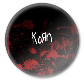 Значок с принтом Korn в Новосибирске,  металл | круглая форма, металлическая застежка в виде булавки | korn | koяn | альтернативный | арвизу | гранж | грув | группа | дэвис | корн | коян | лузье | манки | метал | музыка | нюметал | панк | песни | рок | уэлч | филди | филипп | хэд | шаффер