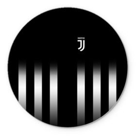 Коврик круглый с принтом Juventus 2018 Line в Новосибирске, резина и полиэстер | круглая форма, изображение наносится на всю лицевую часть | fc | juventus | спорт | фк | футбол | ювентус