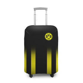 Чехол для чемодана 3D с принтом FC Borussia 2018 Line в Новосибирске, 86% полиэфир, 14% спандекс | двустороннее нанесение принта, прорези для ручек и колес | боруссия | дортмунд