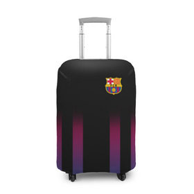 Чехол для чемодана 3D с принтом FC Barcelona Color Line в Новосибирске, 86% полиэфир, 14% спандекс | двустороннее нанесение принта, прорези для ручек и колес | fc barcelona | fcb | барселона | спорт | спортивные | фк | футбол