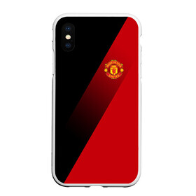 Чехол для iPhone XS Max матовый с принтом Manchester United Элита в Новосибирске, Силикон | Область печати: задняя сторона чехла, без боковых панелей | Тематика изображения на принте: fc | manchester united | манчестер юнайтед | спортивные | футбол