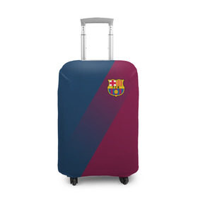 Чехол для чемодана 3D с принтом FC Barcelona 2018 Элита в Новосибирске, 86% полиэфир, 14% спандекс | двустороннее нанесение принта, прорези для ручек и колес | fc barcelona | fcb | барселона | спорт | спортивные | фк | футбол