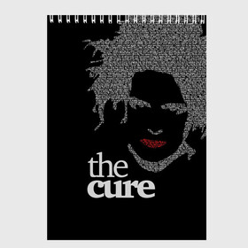 Скетчбук с принтом The Cure в Новосибирске, 100% бумага
 | 48 листов, плотность листов — 100 г/м2, плотность картонной обложки — 250 г/м2. Листы скреплены сверху удобной пружинной спиралью | robert smith | rock band | the cure | uk | британия | роберт смит | рок группа