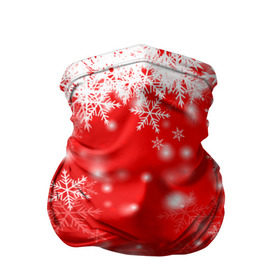 Бандана-труба 3D с принтом Новогоднее чудо 1 в Новосибирске, 100% полиэстер, ткань с особыми свойствами — Activecool | плотность 150‒180 г/м2; хорошо тянется, но сохраняет форму | Тематика изображения на принте: новый год | снег | снежинки