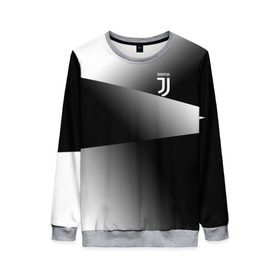 Женский свитшот 3D с принтом Juventus 2018 Original #9 в Новосибирске, 100% полиэстер с мягким внутренним слоем | круглый вырез горловины, мягкая резинка на манжетах и поясе, свободная посадка по фигуре | fc | juventus | спорт | спортивные | футбол | футбольный клуб | ювентус