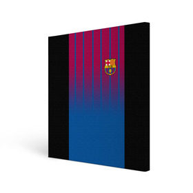 Холст квадратный с принтом FC Barcelona 2018 в Новосибирске, 100% ПВХ |  | fc | fc barcelona | fcb | барселона | спорт | спортивные | футбол | футбольный клуб