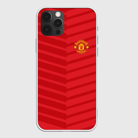 Чехол для iPhone 12 Pro с принтом Manchester United 2018 Reverse в Новосибирске, силикон | область печати: задняя сторона чехла, без боковых панелей | emirates | fc | manchester united | геометрия | манчестер юнайтед | спорт | футбол | футбольный клуб | эмблема