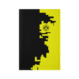 Обложка для паспорта матовая кожа с принтом Borussia 2018 Geometry Sport в Новосибирске, натуральная матовая кожа | размер 19,3 х 13,7 см; прозрачные пластиковые крепления | боруссия | дортмунд