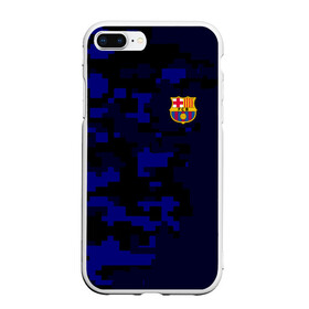 Чехол для iPhone 7Plus/8 Plus матовый с принтом FC Barca 2018 Military Sport в Новосибирске, Силикон | Область печати: задняя сторона чехла, без боковых панелей | fc | fc barcelona | fcb |   | барселона | спорт | спортивные | фк | футбол