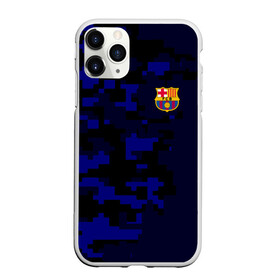 Чехол для iPhone 11 Pro матовый с принтом FC Barca 2018 Military Sport в Новосибирске, Силикон |  | fc | fc barcelona | fcb |   | барселона | спорт | спортивные | фк | футбол