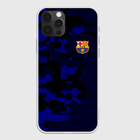 Чехол для iPhone 12 Pro с принтом FC Barca 2018 Military Sport в Новосибирске, силикон | область печати: задняя сторона чехла, без боковых панелей | fc | fc barcelona | fcb |   | барселона | спорт | спортивные | фк | футбол