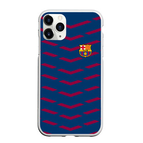 Чехол для iPhone 11 Pro Max матовый с принтом FC Barca 2018 Creative uniform в Новосибирске, Силикон |  | barcelona | fc | барселона | спорт | спортивные | фк | футбол