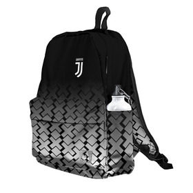 Рюкзак 3D с принтом Juventus 2018 X Sport в Новосибирске, 100% полиэстер | лямки с регулируемой длиной, сверху петелька, чтобы рюкзак можно было повесить на вешалку. Основное отделение закрывается на молнию, как и внешний карман. Внутри два дополнительных кармана, один из которых закрывается на молнию. По бокам два дополнительных кармашка | fc | juventus | спорт | спортивные | фк | футбол | ювентус