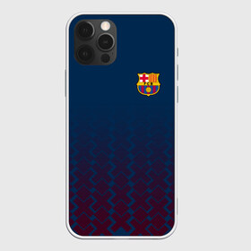 Чехол для iPhone 12 Pro Max с принтом FC Barca 2018 Creative uniform в Новосибирске, Силикон |  | Тематика изображения на принте: fc | fc barcelona | fcb | барселона | спорт | спортивные | фк | футбол