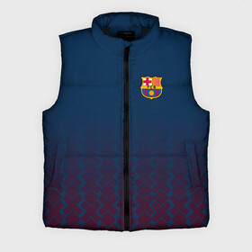 Мужской жилет утепленный 3D с принтом FC Barca 2018 Creative uniform в Новосибирске,  |  | fc | fc barcelona | fcb | барселона | спорт | спортивные | фк | футбол