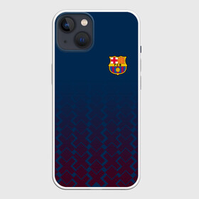 Чехол для iPhone 13 с принтом FC Barca 2018 Creative uniform в Новосибирске,  |  | fc | fc barcelona | fcb | барселона | спорт | спортивные | фк | футбол