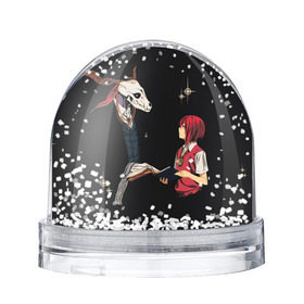 Снежный шар с принтом Mahou Tsukai no Yome в Новосибирске, Пластик | Изображение внутри шара печатается на глянцевой фотобумаге с двух сторон | Тематика изображения на принте: девушка | красные волосы | монстр | невеста чародея