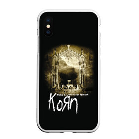 Чехол для iPhone XS Max матовый с принтом Korn take a look in the mirror в Новосибирске, Силикон | Область печати: задняя сторона чехла, без боковых панелей | korn | koяn | альтернативный | арвизу | гранж | группа | дэвис | зеркало | корн | коян | лузье | манки | метал | музыка | нюметал | панк | песни | рок | уэлч | филди | филипп | хэд | шаффер