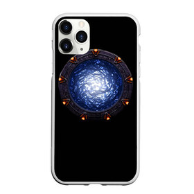 Чехол для iPhone 11 Pro Max матовый с принтом Stargate в Новосибирске, Силикон |  | Тематика изображения на принте: sg1 | wormhole | другие миры | зв1 | звёздные врата | кротовая нора | портал | тоннель | червоточина