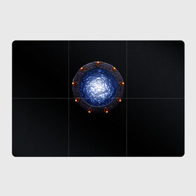 Магнитный плакат 3Х2 с принтом Stargate в Новосибирске, Полимерный материал с магнитным слоем | 6 деталей размером 9*9 см | sg1 | wormhole | другие миры | зв1 | звёздные врата | кротовая нора | портал | тоннель | червоточина