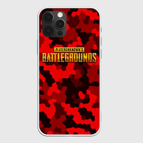 Чехол для iPhone 12 Pro Max с принтом PUBG Red Military в Новосибирске, Силикон |  | battle royal | playerunknowns battlegrounds | pubg | пабг | пубг