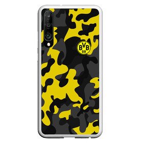 Чехол для Honor P30 с принтом Borussia 2018 Military Sport в Новосибирске, Силикон | Область печати: задняя сторона чехла, без боковых панелей | Тематика изображения на принте: боруссия | дортмунд