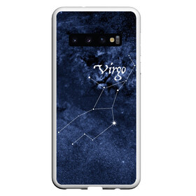 Чехол для Samsung Galaxy S10 с принтом Дева(Virgo) в Новосибирске, Силикон | Область печати: задняя сторона чехла, без боковых панелей | Тематика изображения на принте: virgo | дева | звезды | знаки зодиака | космос | созвездие