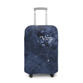Чехол для чемодана 3D с принтом Дева(Virgo) в Новосибирске, 86% полиэфир, 14% спандекс | двустороннее нанесение принта, прорези для ручек и колес | virgo | дева | звезды | знаки зодиака | космос | созвездие