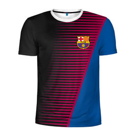 Мужская футболка 3D спортивная с принтом FC Barca 2018 Creative uniform в Новосибирске, 100% полиэстер с улучшенными характеристиками | приталенный силуэт, круглая горловина, широкие плечи, сужается к линии бедра | Тематика изображения на принте: fc | fc barcelona | fcb | барселона | спорт | спортивные | фк | футбол | футбольный клуб