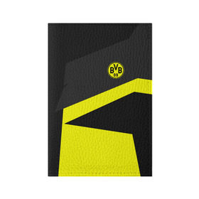 Обложка для паспорта матовая кожа с принтом Borussia 2018 Geometry Sport в Новосибирске, натуральная матовая кожа | размер 19,3 х 13,7 см; прозрачные пластиковые крепления | fc |  borussia dortmund | боруссия | спорт | спортивные | фк | футбол | футбольный клуб