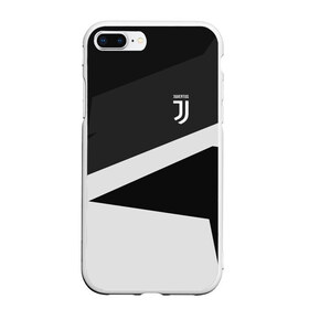 Чехол для iPhone 7Plus/8 Plus матовый с принтом Juventus 2018 Geometry Sport в Новосибирске, Силикон | Область печати: задняя сторона чехла, без боковых панелей | Тематика изображения на принте: fc | juventus | спорт | спортивные | фк | футбол | футбольный клуб | ювентус