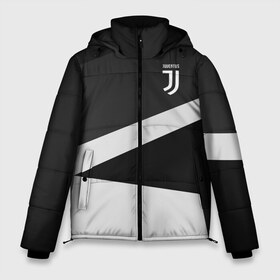 Мужская зимняя куртка 3D с принтом Juventus 2018 Geometry Sport в Новосибирске, верх — 100% полиэстер; подкладка — 100% полиэстер; утеплитель — 100% полиэстер | длина ниже бедра, свободный силуэт Оверсайз. Есть воротник-стойка, отстегивающийся капюшон и ветрозащитная планка. 

Боковые карманы с листочкой на кнопках и внутренний карман на молнии. | Тематика изображения на принте: fc | juventus | спорт | спортивные | фк | футбол | футбольный клуб | ювентус