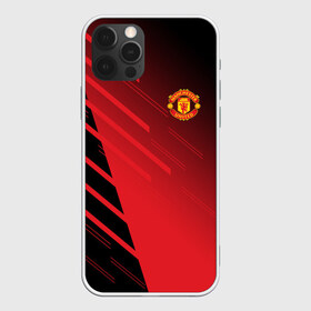 Чехол для iPhone 12 Pro Max с принтом F C M U 2018 Geometry Sport в Новосибирске, Силикон |  | fc | manchester united | манчестер юнайтед | спорт | спортивные | фк | футбол | футбольный клуб