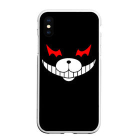 Чехол для iPhone XS Max матовый с принтом Monokuma Black в Новосибирске, Силикон | Область печати: задняя сторона чехла, без боковых панелей | danganronpa | monokuma | данганронпа | монокума