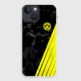 Чехол для iPhone 13 mini с принтом FC Borussia 2018 Abstract в Новосибирске,  |  | borussia | fc | football | football club | sport | боруссия | спорт | спортивные | униформа | фк | футбол | футбольный клуб