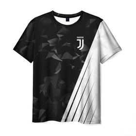 Мужская футболка 3D с принтом Juventus 2018 Abstract в Новосибирске, 100% полиэфир | прямой крой, круглый вырез горловины, длина до линии бедер | fly emirates | juventus | ronaldo | клуб | линии | мода | модные | мяч | реал мадрид | спорт | спортивные | стиль | футбол | футбольный клуб | экстрим | эмблема | ювентус