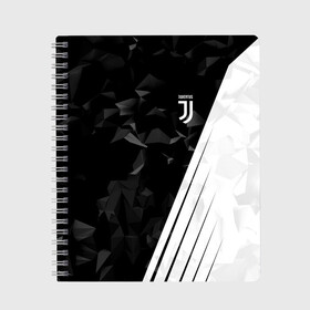 Тетрадь с принтом Juventus 2018 Abstract в Новосибирске, 100% бумага | 48 листов, плотность листов — 60 г/м2, плотность картонной обложки — 250 г/м2. Листы скреплены сбоку удобной пружинной спиралью. Уголки страниц и обложки скругленные. Цвет линий — светло-серый
 | fly emirates | juventus | ronaldo | клуб | линии | мода | модные | мяч | реал мадрид | спорт | спортивные | стиль | футбол | футбольный клуб | экстрим | эмблема | ювентус