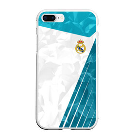 Чехол для iPhone 7Plus/8 Plus матовый с принтом Real Madrid 2018 Abstract в Новосибирске, Силикон | Область печати: задняя сторона чехла, без боковых панелей | fc | real madrid | реал мадрид | спорт | спортивные | фк | футбол | футбольный клуб