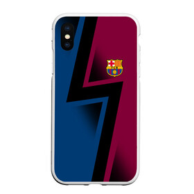 Чехол для iPhone XS Max матовый с принтом FC Barca 2018 Creative uniform в Новосибирске, Силикон | Область печати: задняя сторона чехла, без боковых панелей | fc | fc barcelona | fcb | барселона | спорт | спортивные | фк | футбол | футбольный клуб