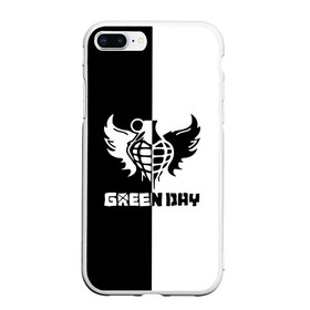 Чехол для iPhone 7Plus/8 Plus матовый с принтом Green Day в Новосибирске, Силикон | Область печати: задняя сторона чехла, без боковых панелей | green day | билли джо армстронг | грин дей | майк дёрнт | музыка | тре кул