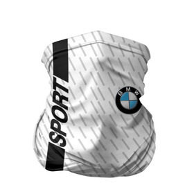Бандана-труба 3D с принтом BMW 2018 White Sport в Новосибирске, 100% полиэстер, ткань с особыми свойствами — Activecool | плотность 150‒180 г/м2; хорошо тянется, но сохраняет форму | Тематика изображения на принте: bmw | автомобильные | бмв | машины