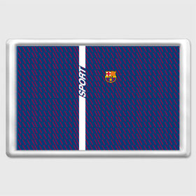 Магнит 45*70 с принтом FC Barca 2018 Creative uniform в Новосибирске, Пластик | Размер: 78*52 мм; Размер печати: 70*45 | fc | fc barcelona | fcb | барселона | спорт | спортивные | фк | футбол | футбольный клуб