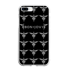 Чехол для iPhone 7Plus/8 Plus матовый с принтом Bon Jovi в Новосибирске, Силикон | Область печати: задняя сторона чехла, без боковых панелей | bon | jovi | бон | джови