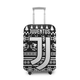 Чехол для чемодана 3D с принтом JUVENTUS / ЮВЕНТУС НОВОГОДНИЙ в Новосибирске, 86% полиэфир, 14% спандекс | двустороннее нанесение принта, прорези для ручек и колес | Тематика изображения на принте: fc | juventus | спорт | спортивные | фк | футбол | футбольный клуб | ювентус