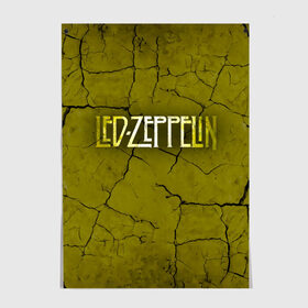 Постер с принтом Led Zeppelin в Новосибирске, 100% бумага
 | бумага, плотность 150 мг. Матовая, но за счет высокого коэффициента гладкости имеет небольшой блеск и дает на свету блики, но в отличии от глянцевой бумаги не покрыта лаком | led zeppelin | группа | джимми пейдж | джон генри бонэм | джон пол джонс | лед зепелен | лед зеппелин | роберт плант | рок