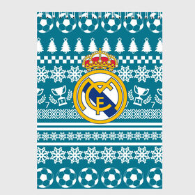 Скетчбук с принтом Ronaldo 7 Новогодний в Новосибирске, 100% бумага
 | 48 листов, плотность листов — 100 г/м2, плотность картонной обложки — 250 г/м2. Листы скреплены сверху удобной пружинной спиралью | fc | real madrid | реал мадрид | спорт | спортивные | фк | футбол | футбольный клуб