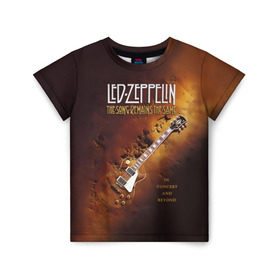 Детская футболка 3D с принтом Led Zeppelin в Новосибирске, 100% гипоаллергенный полиэфир | прямой крой, круглый вырез горловины, длина до линии бедер, чуть спущенное плечо, ткань немного тянется | led | led zeppelin | блюз | группа | джимми пейдж | джон генри бонэм | джон пол джонс | лед зепелен | лед зеппелин | метал | роберт плант | рок | тяжелый | фолк | хард | хардрок | хеви | хевиметал